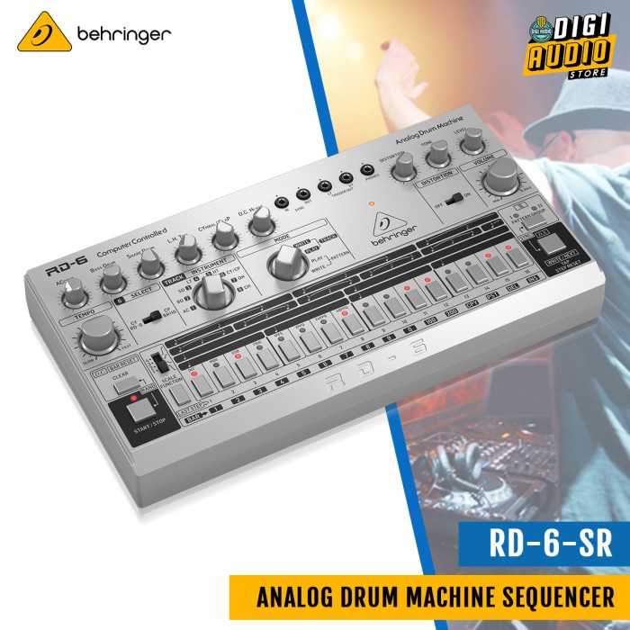 Jual Behringer Rd-6-Sr Analog Drum Machine - Sequencer & Distortion ...