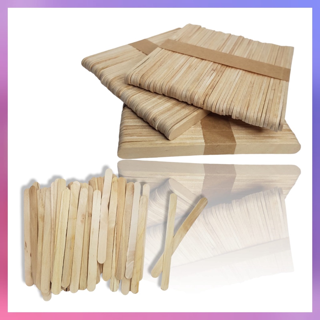 Jual Stick Kayu Ice Cream (Bahan Kayu) / Stik Kayu Es krim | Shopee