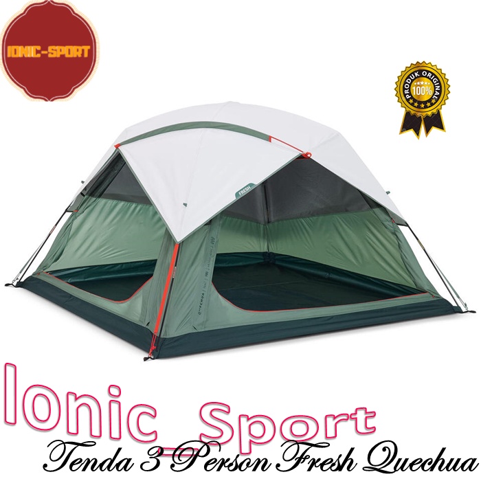 Jual Tenda Camping Quechua MH100 Person Ultra Fresh Tenda Kemah
