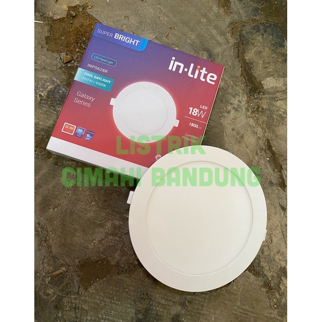 Jual downlight led panel light INLITE 18w INPS628R bulat | tanam ...