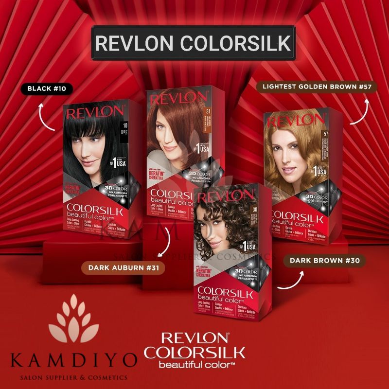 Jual Revlon Colorsilk Beautiful Color Hair Color Shopee Indonesia