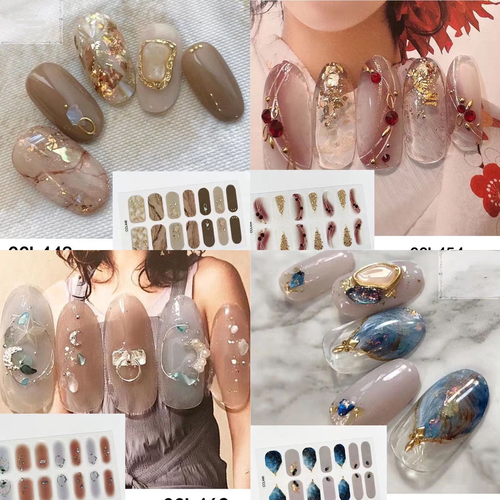 Jual 445472 STIKER KUKU MOTIF CANTIK GAYA JEPANG BEST SELLER LUXURY