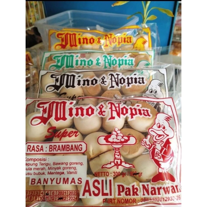 Jual Mino Pak Narwan Mini Nopia Khas Banyumas 300 Gram Shopee Indonesia