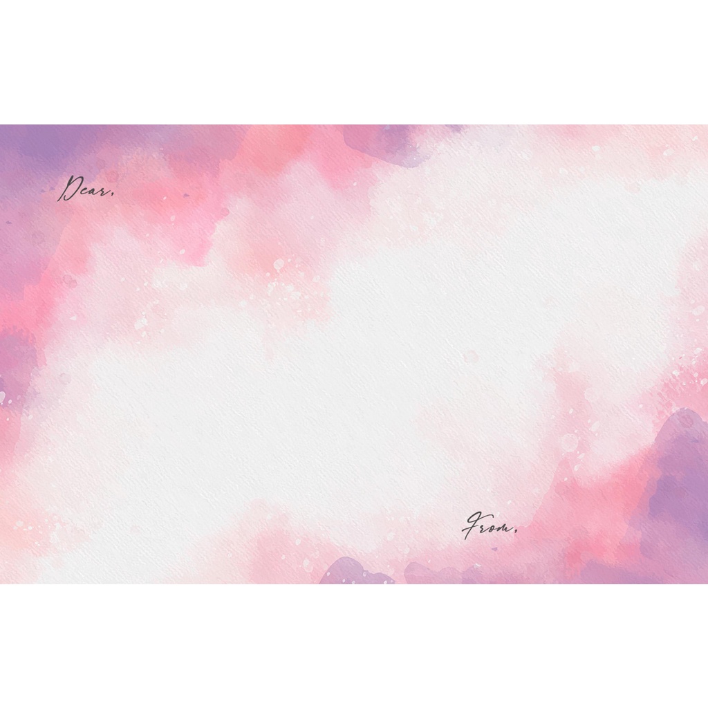 Jual GREETING CARDS POLOS WATERCOLOR - KARTU UCAPAN POLOS - KARTU MOTIF