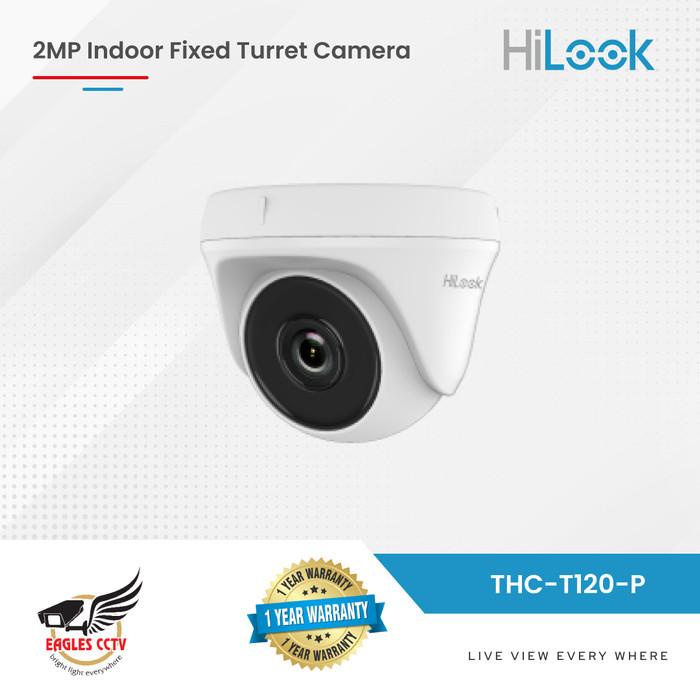 Jual Kamera Cctv Hilook Thc T120 P Indoor 2mp Fixed Turret New Shopee