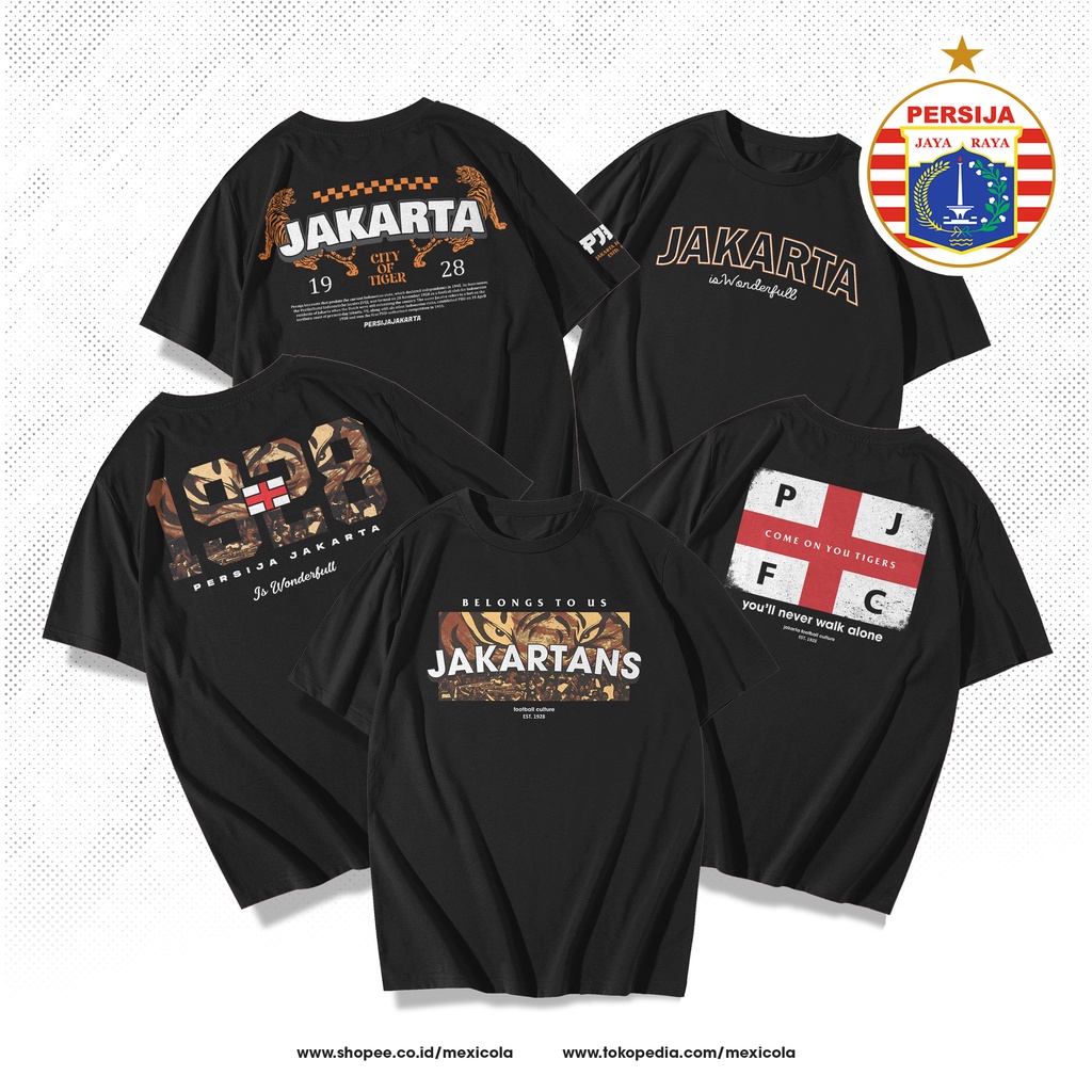 Jual Kaos Suporter Persija Jakarta 1928 Thejak Shopee Indonesia