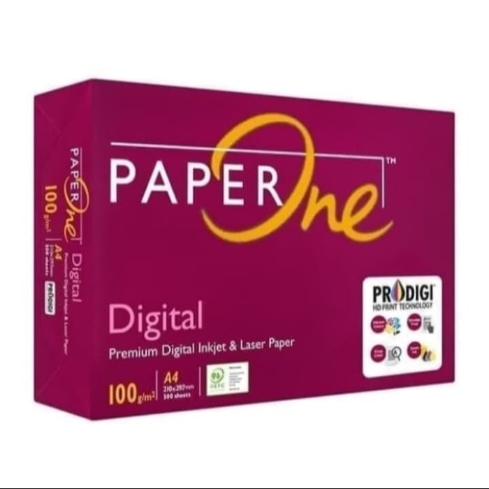 Jual Kertas Paperone Digital Ink Jet & Laser Paper A4 100Gsm Hvs Paper ...