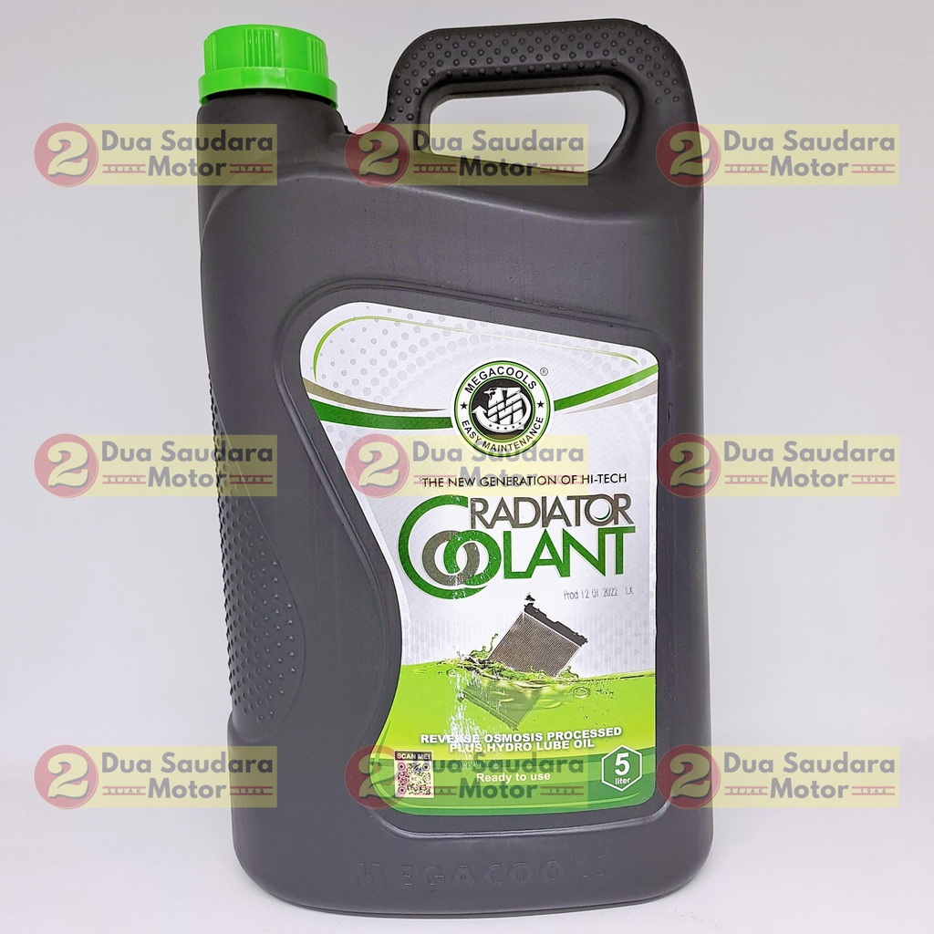 Jual Air Radiator Coolant Megacool 5 Liter 100% Original | Shopee Indonesia