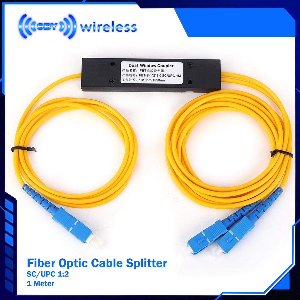 Jual Kabel Splitter Fiber Optic Jumper Cable FBT SC/UPC 1M Passive
