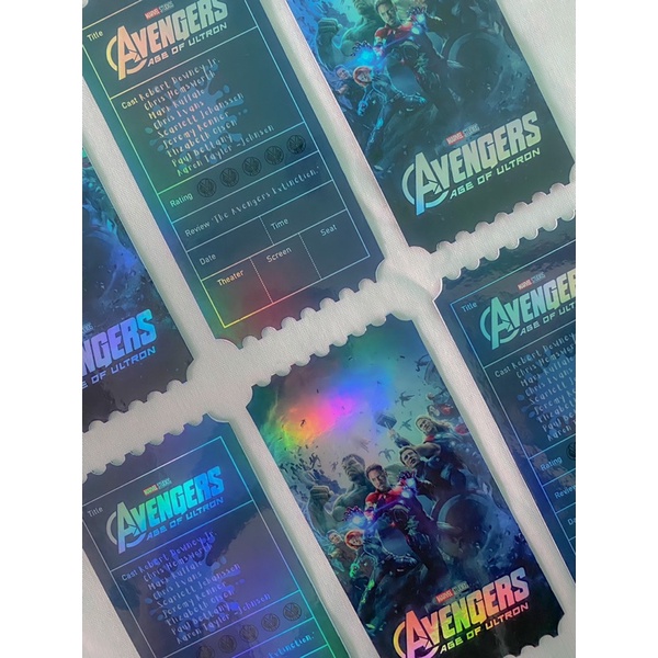 Jual Collectible Ticket Avengers Age Of Ultron Marvel Fanmade