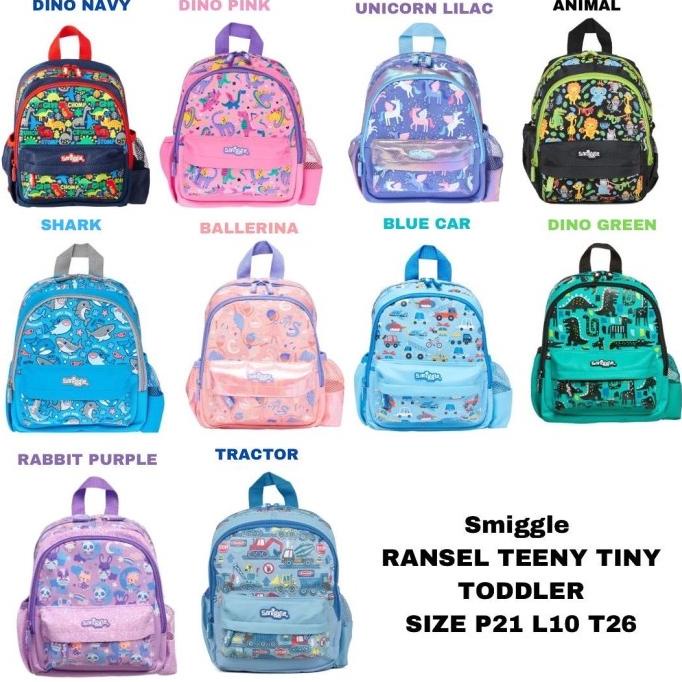 Jual Ransel Smiggle Teeny Tiny Toodler | Shopee Indonesia