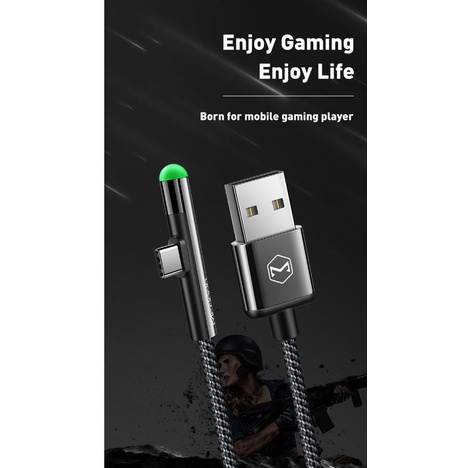 Jual GAMING DATA KABEL 1,5M WITH LED INDIKATOR, USB TO TYPE-C | Shopee ...