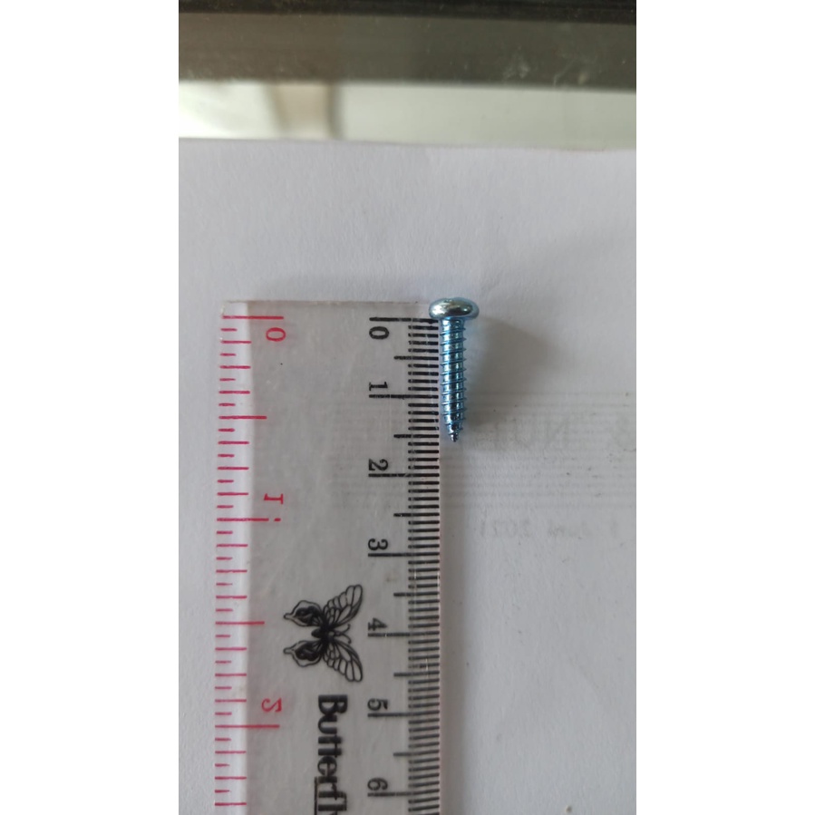 Jual (100 PCS) SKRUP F+AB (KEPALA FLAT) #6X5/8