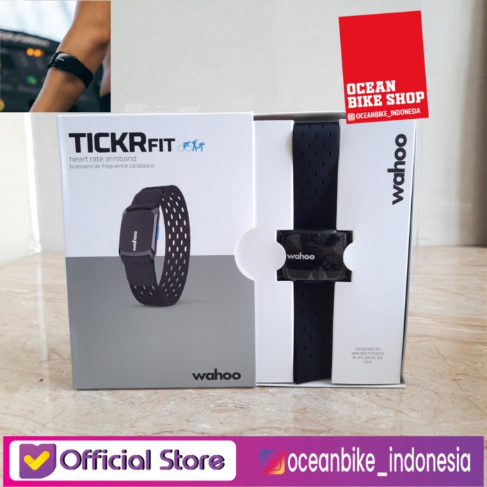 Jual NEW Wahoo HR Tickr fit sensor heart rate Armband Monitor Shopee