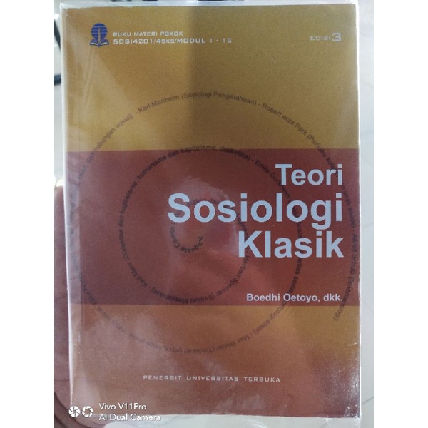 Jual TEORI SOSIOLOGI KLASIK MODUL UT | Shopee Indonesia