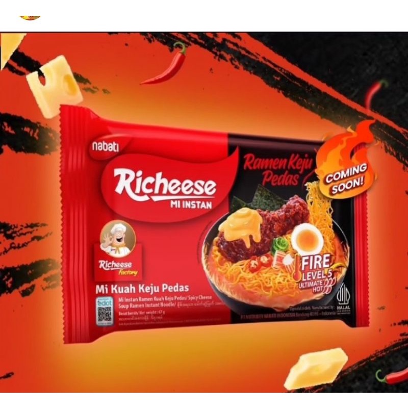 Jual Mie instan BIHUNKU MIE BONCABE MIE RICHEESE NABATI Halal KARI ...