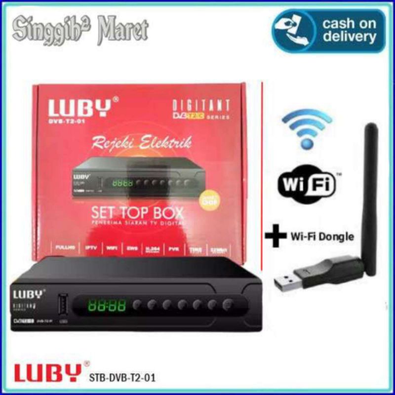 Jual Luby Set Top Box TV Digital DVB-T2 01 Receiver DTV STB Setobox ...