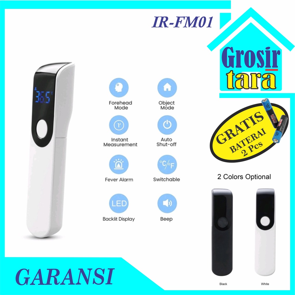 Jual Thermometer Infrared ThermoGun IR-FM01 Thermo Tembak Termo Non ...