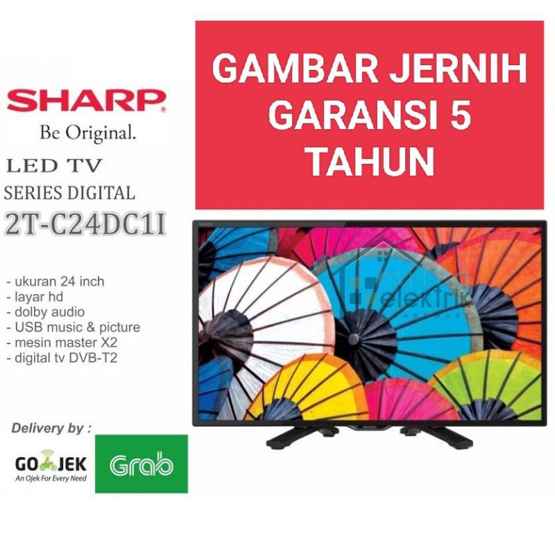 Jual TV LED DIGITAL 24 INCH SHARP 24GD1500 | Shopee Indonesia