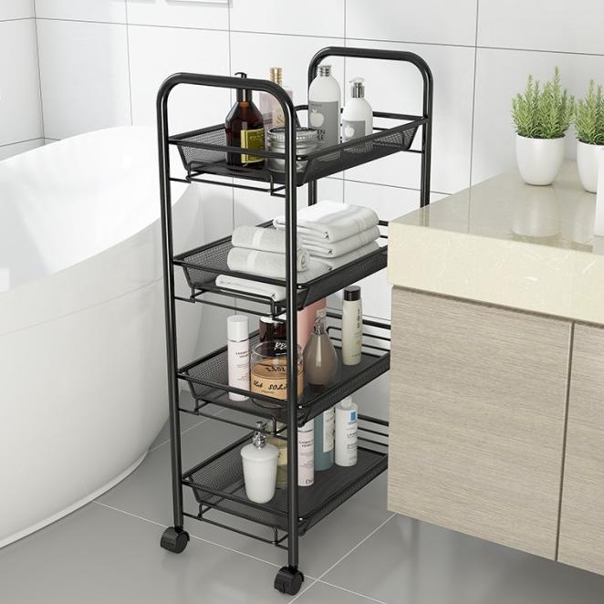 Jual Rak Trolly Roda Tray Wheel Rack 4 Susun A963 | Shopee Indonesia