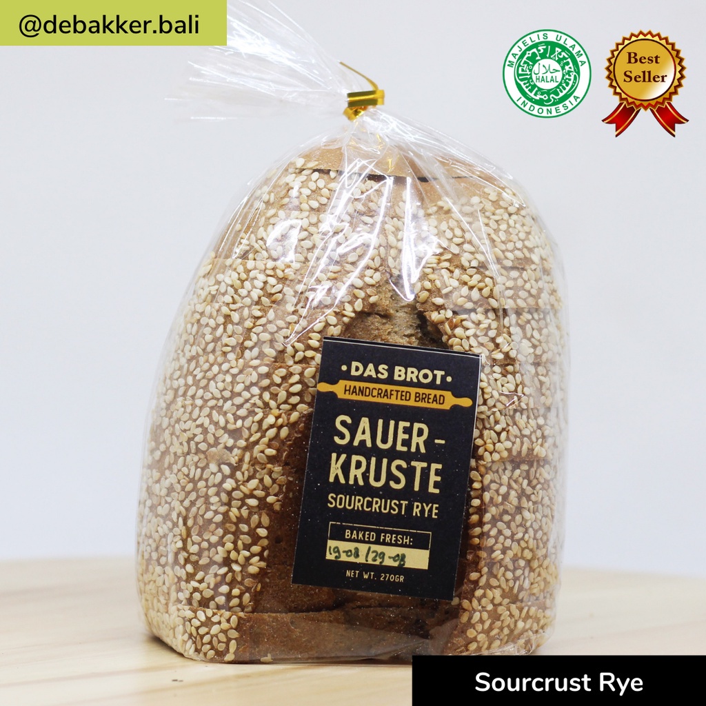 Jual Debakker Bali Rye Sourcrust - Healthy Food - Diet Snack - Low Gi ...