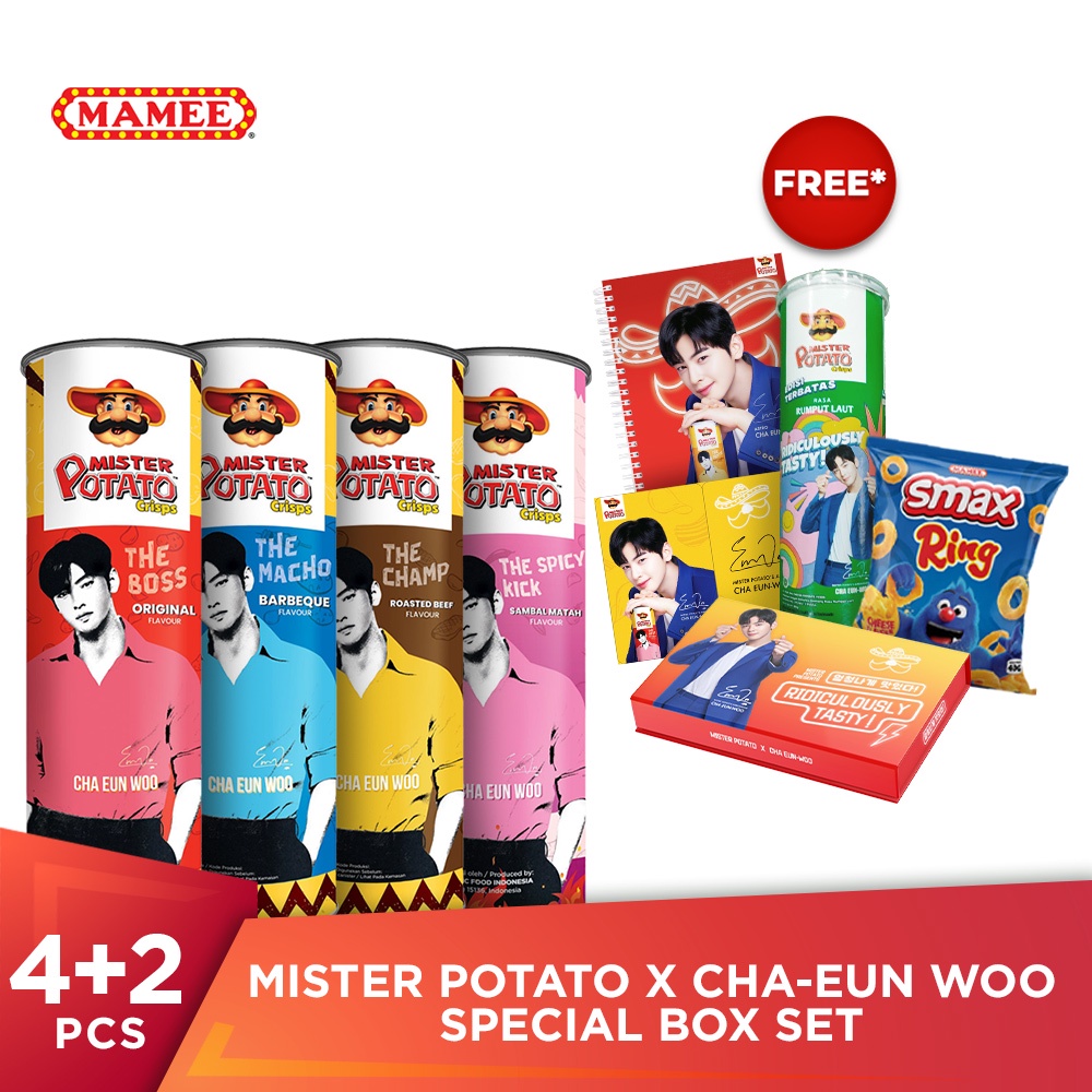 Jual Mister Potato x Cha EunWoo Special Box Set Shopee Indonesia
