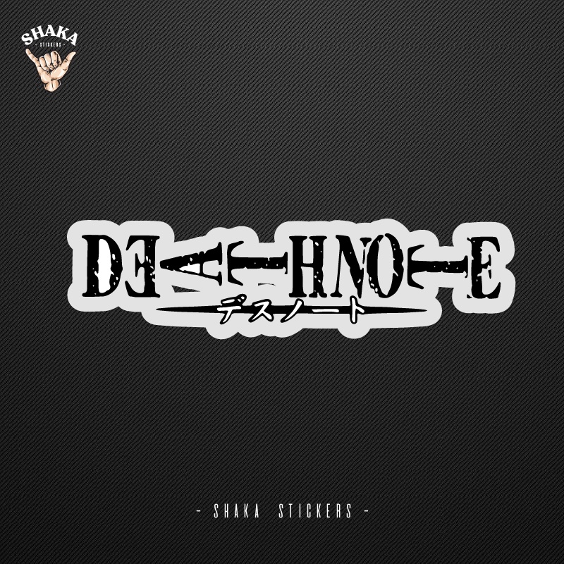 Jual Sticker Logo Anime Death Note Keren Eceran Murah Sticker Anime ...