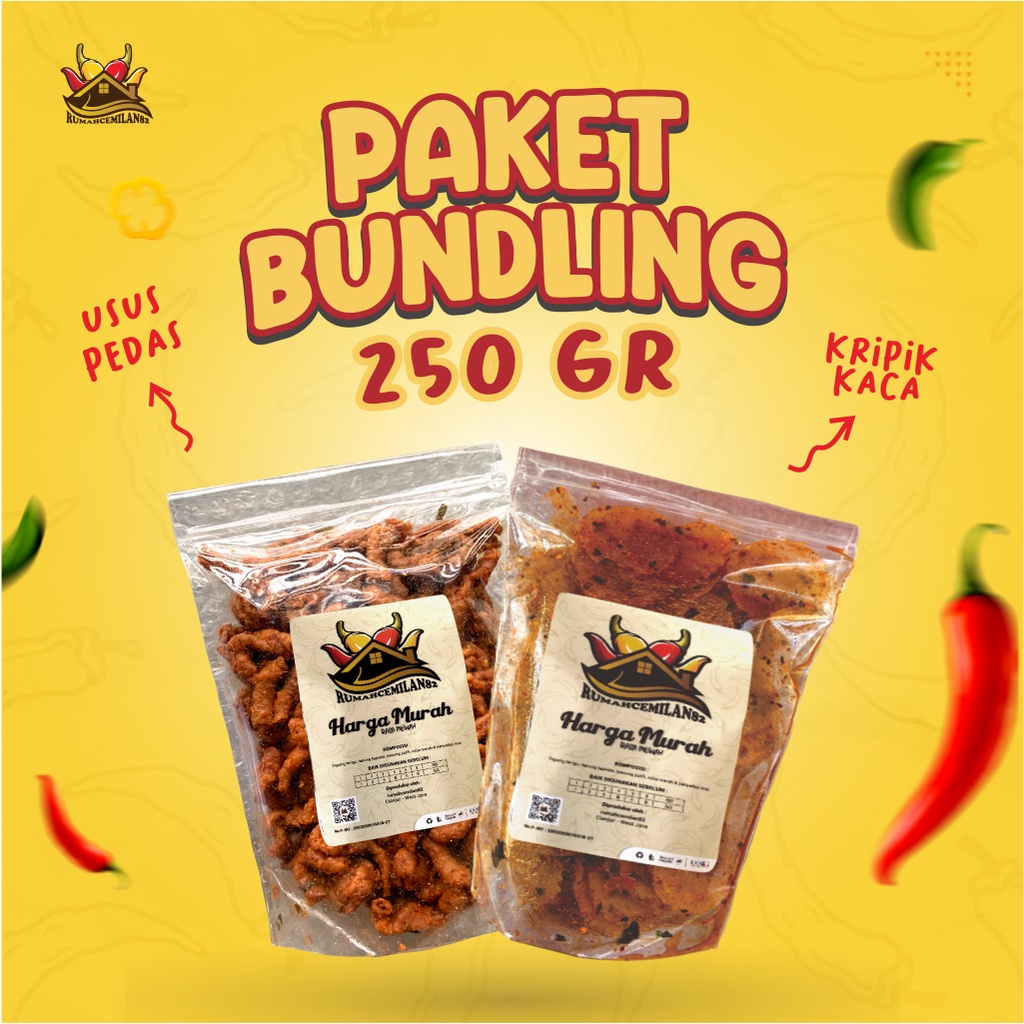 Jual PAKET BUNDLING ( USUS CRISPY 250 GR + KRIPCA 250 GR ) | Shopee ...