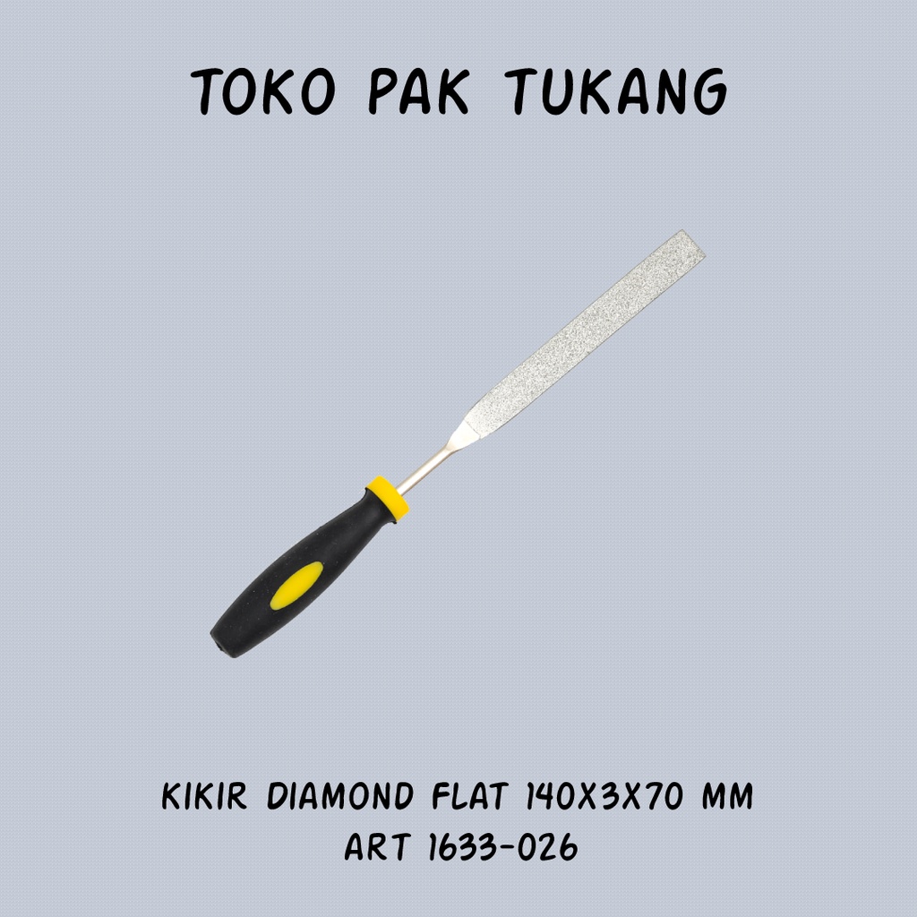 Jual Kikir Diamond Flat 140x3x70 mm Hasston 1633-026 / Kikir Mas ...