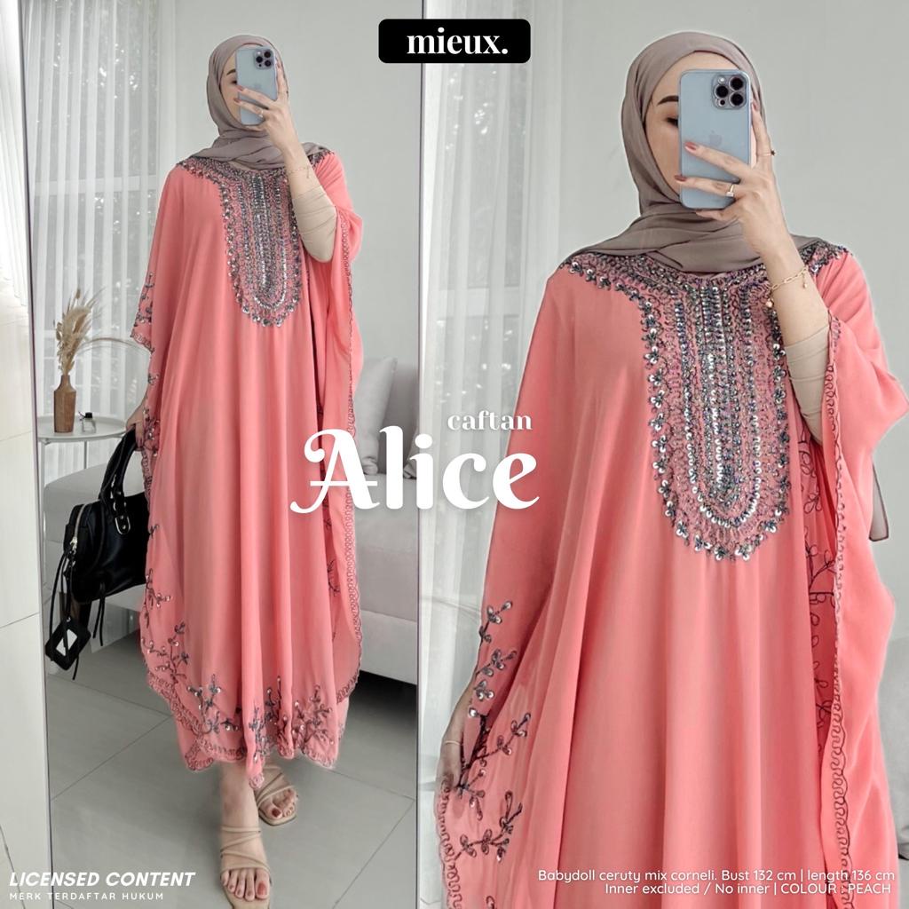 Jual Kaftan Mewah Ala Sultan Baju Kaftan Alice Terbaru 2022 Baju Gamis