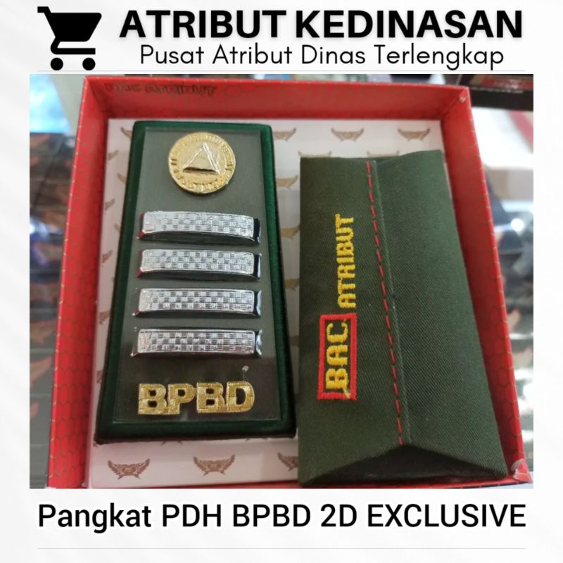 Jual Pangkat BPBD golongan II D BAC ATRIBUT | Shopee Indonesia