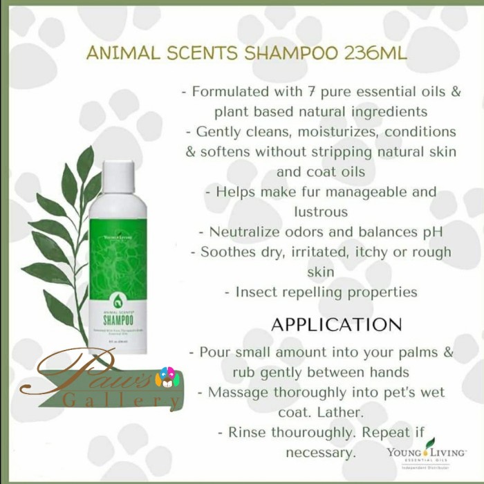 Jual Shampoo Animal Scent Young Living Essential Pet Shampoo Anjing