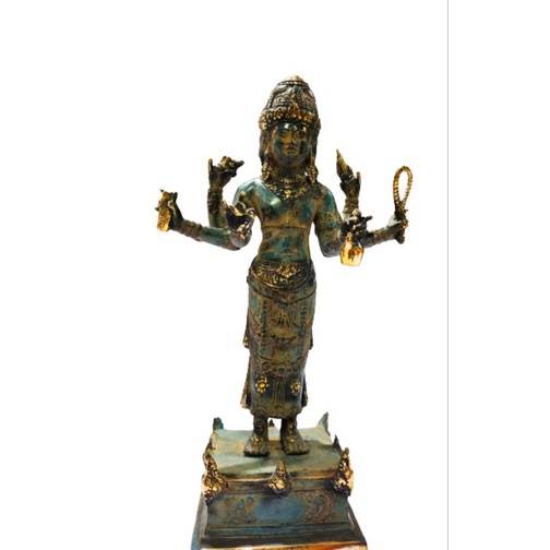 Jual Patung Dewa Brahma Trimurti 32 Cm Hindu God Bronze Brass Statue