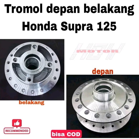 Jual tromol teromol set depan belakang Honda Supra 125 ayo beli ...