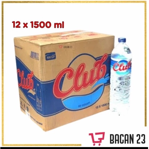 Jual Air Mineral Club Dus ( 1,5L x 12pcs ) / Bacan 23 - Bacan23 ...