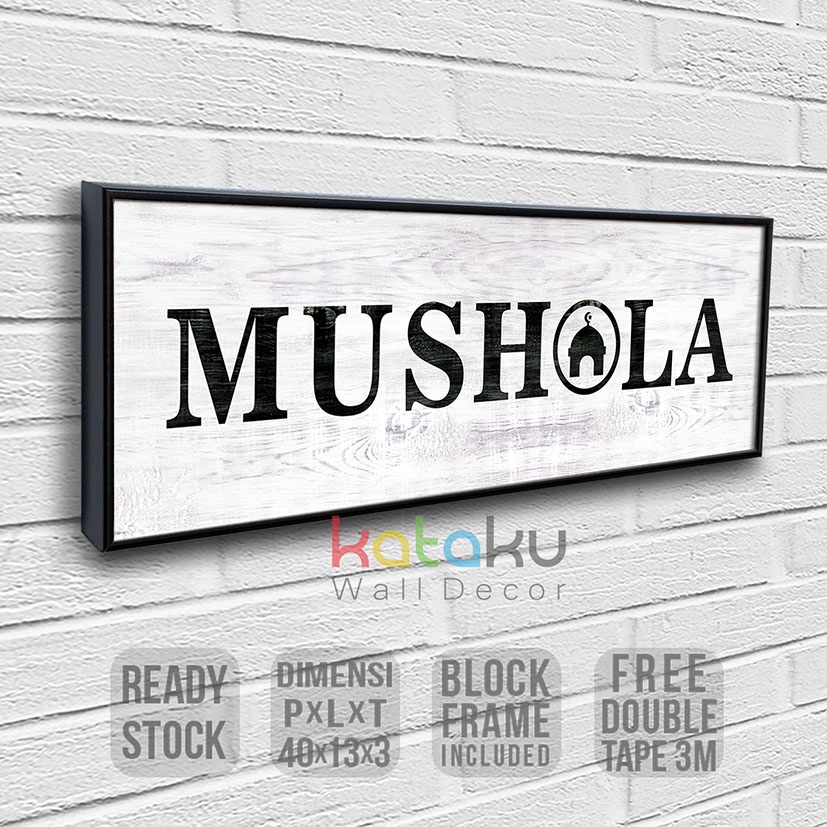 Jual Papan Tanda Sign Tulisan Mushola Prayer Room Sign | Shopee Indonesia