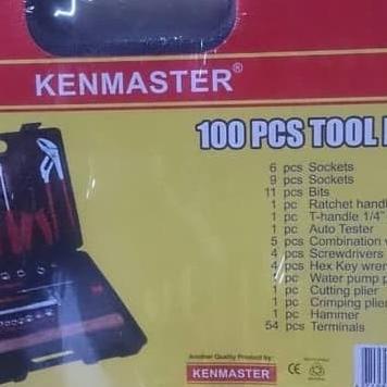 Jual KenMaster Toolkit Tool Kit N2 100pcs / Alat Tukang Lengkap ...