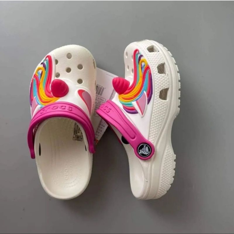 Sandal anak anak crocs anak litle pony unicorn corcs anak original  unicorn sandal crocs anak
