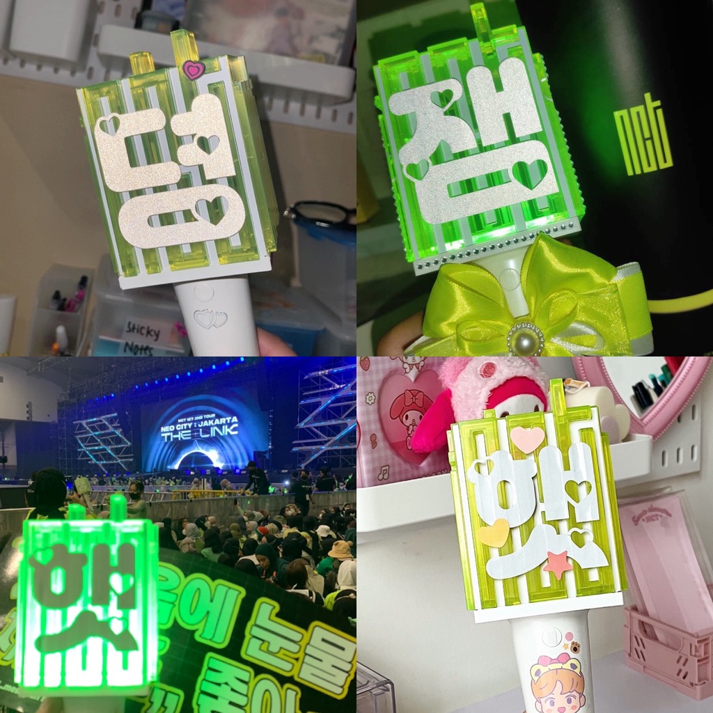 Jual N C T LIGHTSTICK DECO STICKER LOVE ver. REFLECTIVE HOLOGRAM ...
