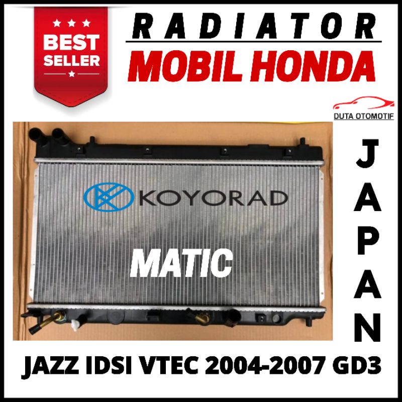 Jual Radiator Jazz Idsi Vtec 2004 2005 2006 2007 GD3 Matic - KOYORAD ...