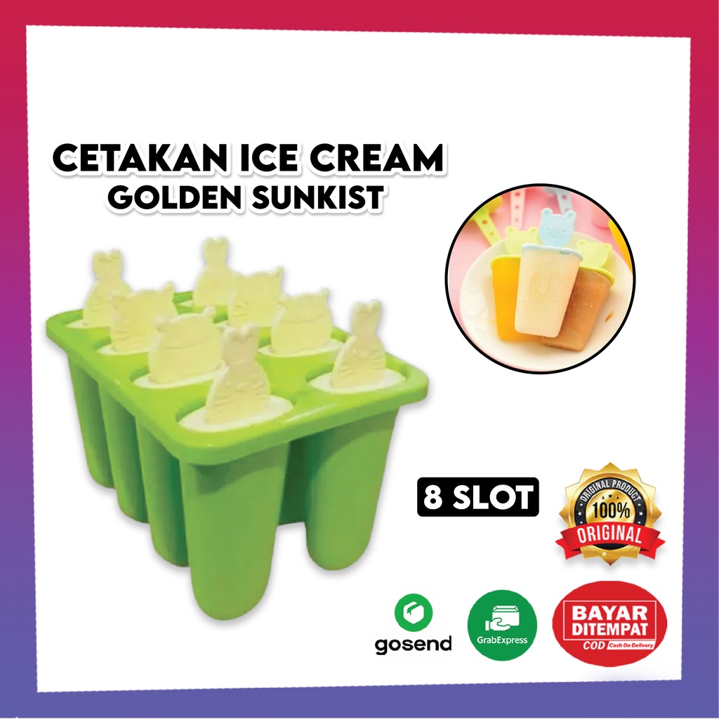 Jual Cetakan Es Krim Golden Sunkist Pencetak Ice Cream Cetak Agar Agar