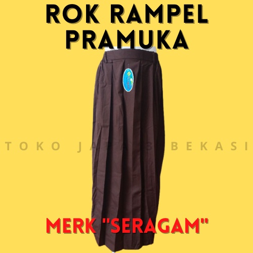 Jual ROK PRAMUKA PANJANG/ROK REMPEL PRAMUKA MEREK 