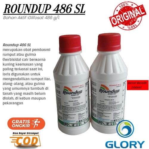 Jual Herbisida Roundup 486 Sl 200ml Atau Obat Racun Pembasmi Hama