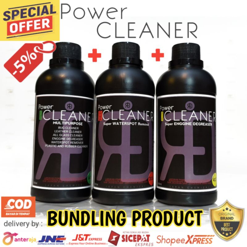 Jual POWER CLEANER SERIES PAKET Pembersih Detailing Kendaraan | Shopee ...