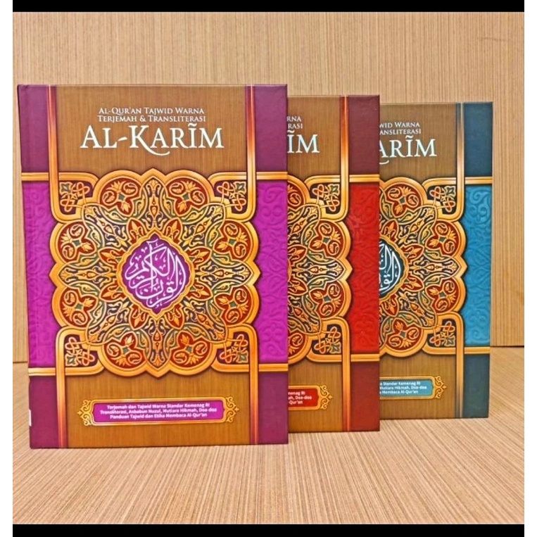 Jual Al Quran Al Karim Alquran Tajwid Warna Terjemah And Latin Ukuran Besar A4 Original 2030