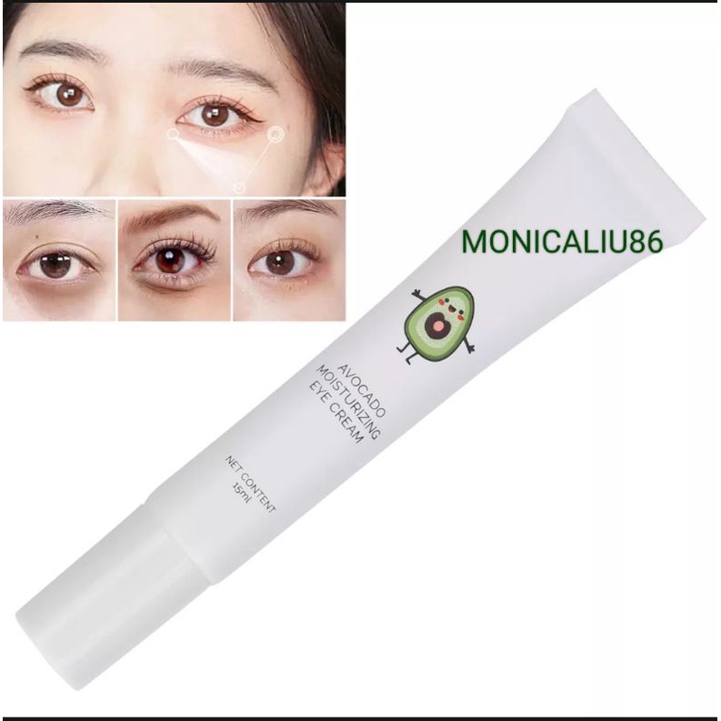 Jual BISA COD/ YAQINUO AVOCADO MOUSTURIZING EYE CREAM / PENGHILANG MATA