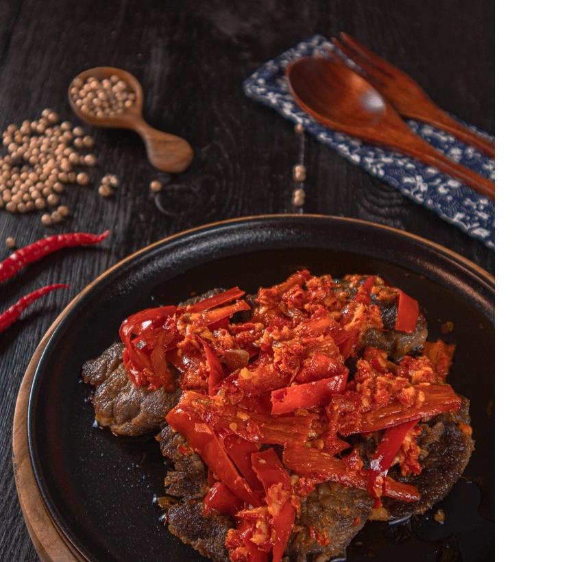 Jual Dendeng Sapi Batokok Balado Basah Asli Payakumbuh Siap Saji ...