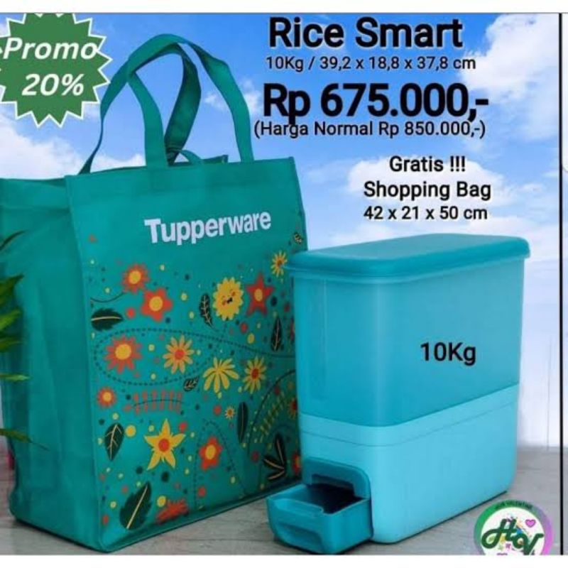 Jual Rice Smart 10kg Ori tupperware | Shopee Indonesia
