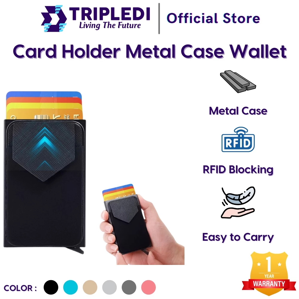 Review TRIPLEDI Card Holder RFID Blocking: Dompet Metal Pintar yang Aman & Stylish