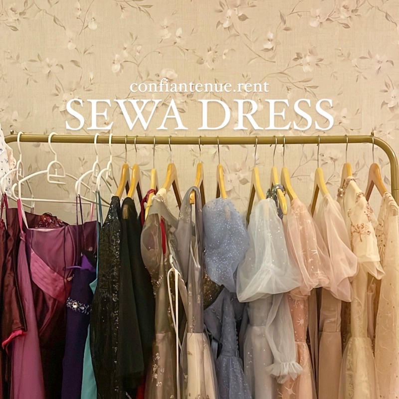 Jual Confiantenue.rent sewa dress prom night perpisahan SMA